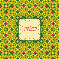 Seamless vector geometric color pattern background