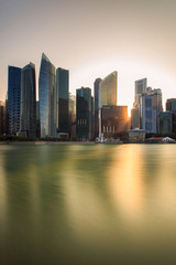 Fototapeta premium Colorful of Singapore city
