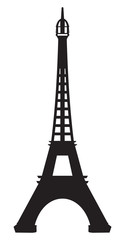 Paris - Eiffel Tower vector icon