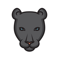 Naklejka premium panther vector icon