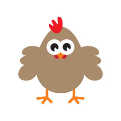 chicken vector icon
