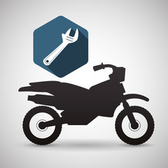 Motorcycle design. transportation icon. isolated illustration