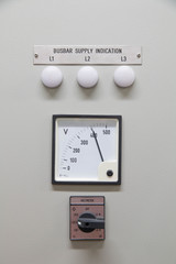 Close up of an Electric meter,Electric utility meters for an apartment complex or offshore oil and...