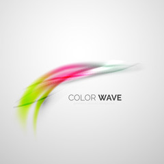 Elegant light smooth wave