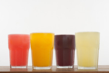 Colorful Fresh Juices