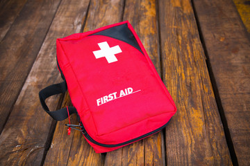 Naklejka premium First aid medical kit