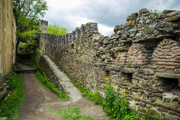 Fototapeta na wymiar Inside fortress wall
