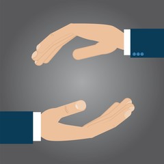 Protection hands sign