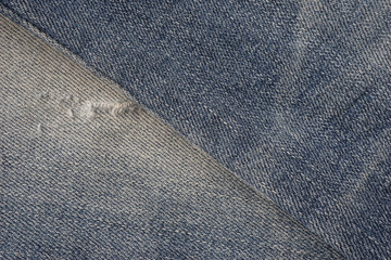 old, worn jeans 