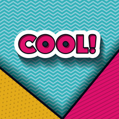 pop art message design 