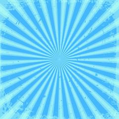Blue rays for background. Grunge