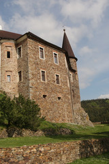 Fototapeta na wymiar Medieval Velhartice castle