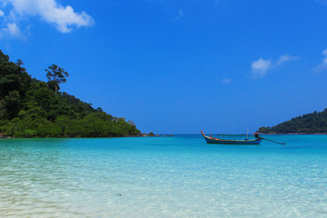 Boat and sea