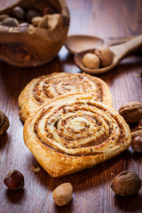 Homemade nut pastry