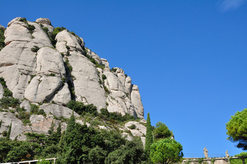 Fototapeta na wymiar Mountain of Montserrat, Barcelona, Spain