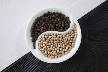 white piper and black piper