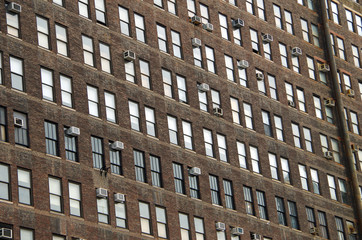 Architectural Background Windows NYC Buildings