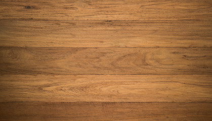 Fototapeta premium Brown wood plank wall texture background