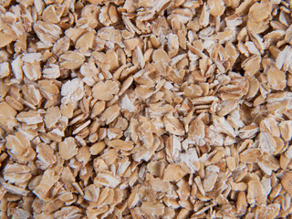 Oat flakes background