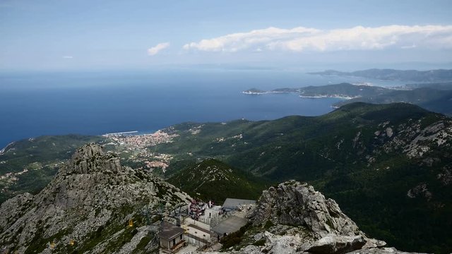 stunning view from the top of mount cappone