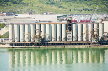 Grain silos