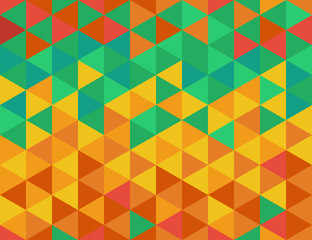 Triangles color pattern