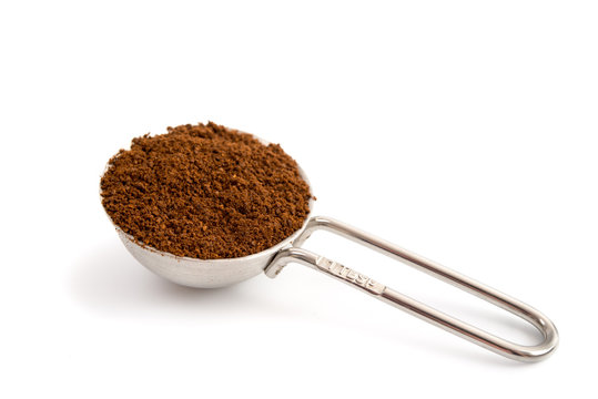 Messl&ouml;ffel mit Kaffeepulver