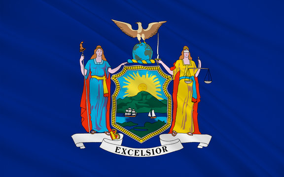 Flag of New York, USA