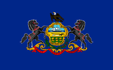 Flag of Pennsylvania, USA