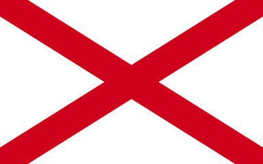 Flag of Alabama, USA