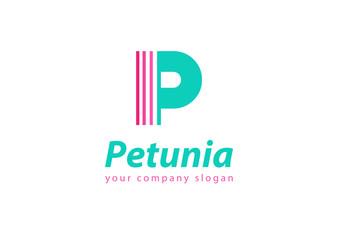 letter P logo Template for your company