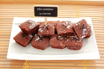 Mini Moelleux au chocolat