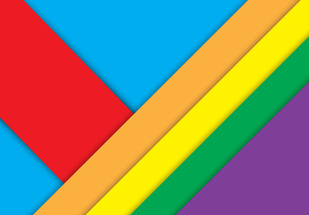 Abstract modern shape material design. Material Design background or wallpaper . Material design style. Vector illustration.