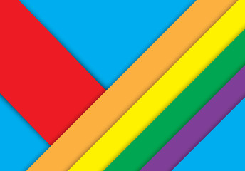 Abstract modern shape material design. Material Design background or wallpaper . Material design style. Vector illustration.