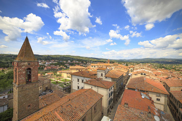 Fototapeta premium Toscana,il paese di Monte San Savino