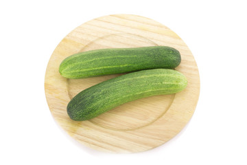 cucumbers isolated on white