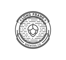 Obraz premium Beer logo template. Vector design element.