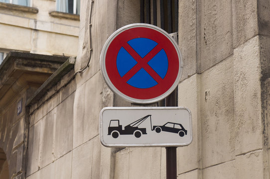 Panneau interdiction de stationner