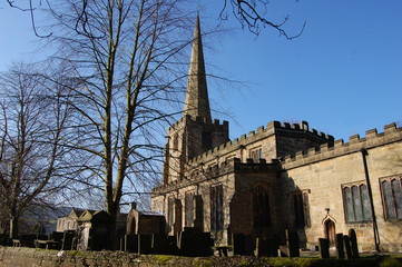 All Saints Church Ashover Derbyshire