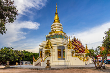 Naklejka premium Beautiful religious building with gold decoration and gilding