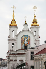 Fototapeta na wymiar Church of Resurrection Christ, Vitebsk 