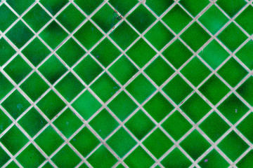 Abstract green fractal background with various color lines and strips