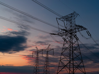 High voltage post or High voltage tower.