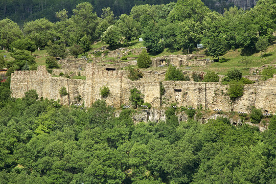 Tsarevets fortress in Veliko Tarnovo. Bulgaria