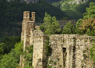 Tsarevets fortress in Veliko Tarnovo. Bulgaria