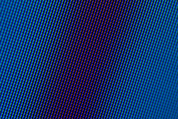 Closeup pixels of LCD TV screen