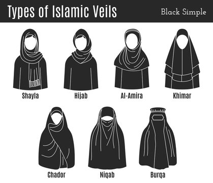 Muslim, Islamic female headgear