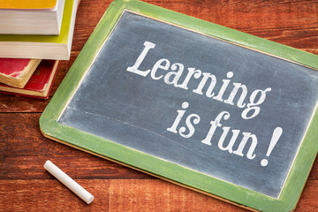 Learning is fun - blackboard © MarekPhotoDesign.com