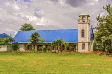 Fototapeta premium The catholic church in Santa Fe, Panama