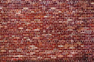 the old red brick wall